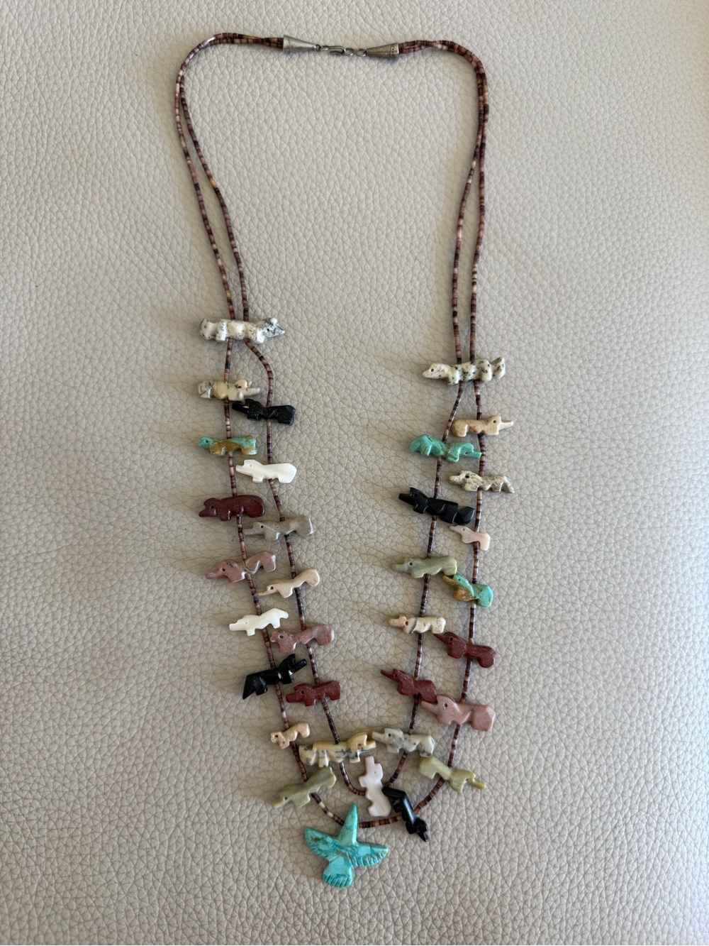 Vintage Zuni Fetish Necklace